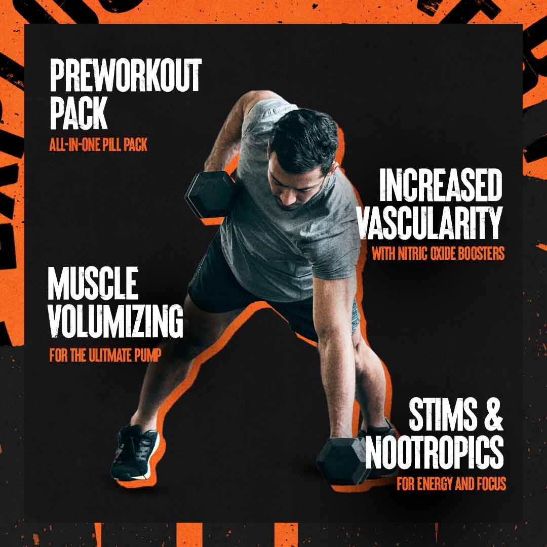 Universal Nutrition Animal Pump 30 Packs: all in one pre workout pill packs