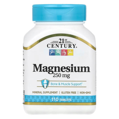 21st Century Magnesium 250mg 110 Tablets