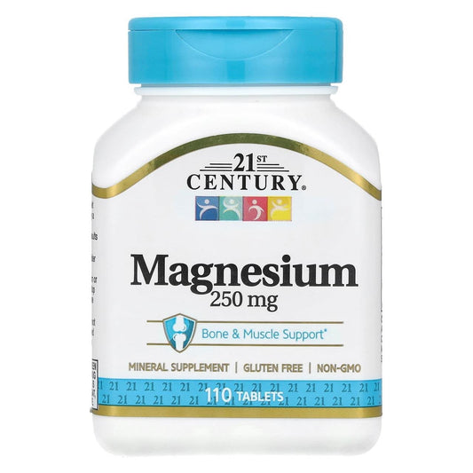21st Century Magnesium 250mg 110 Tablets