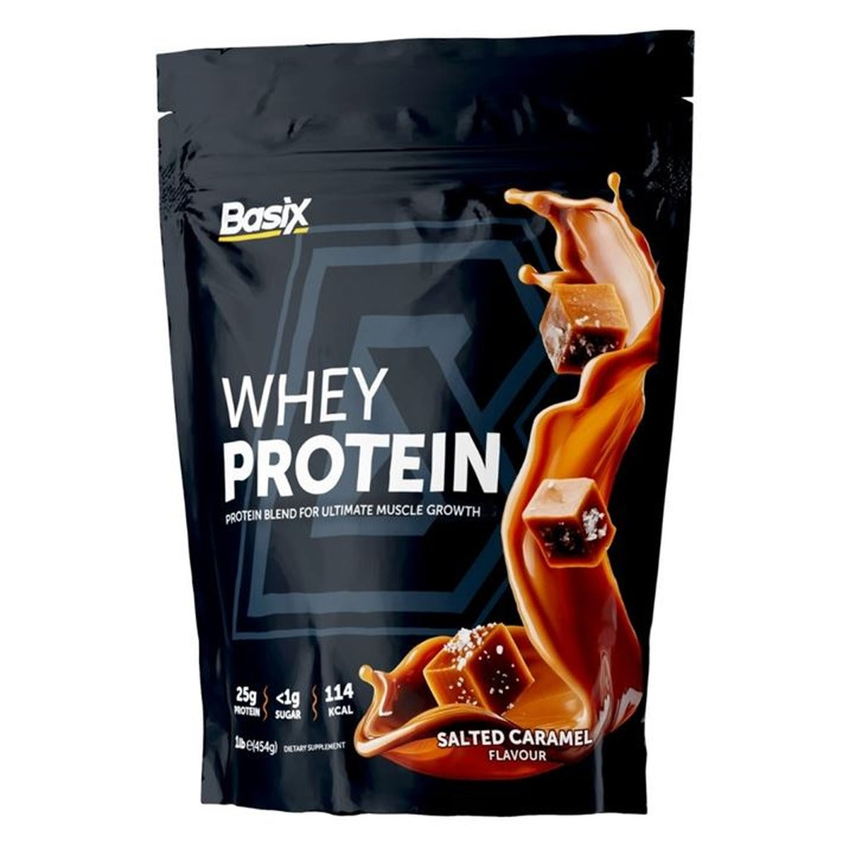 Basix Whey Protein 1LB - Salted Caramel