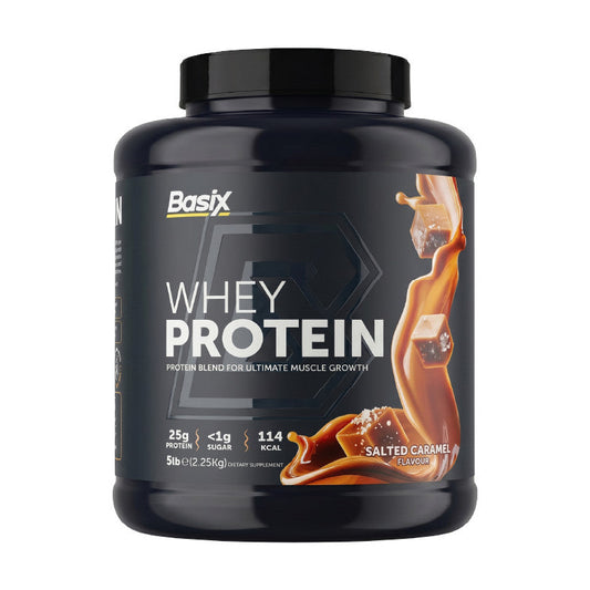 Basix Whey Protein 5LBS - Salted Caramel