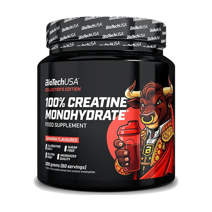 BioTechUSA 100% Creatine Monohydrate Flavored 300G - Sangria