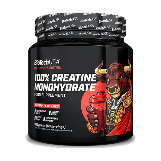 BioTechUSA 100% Creatine Monohydrate Flavored 300G - Sangria
