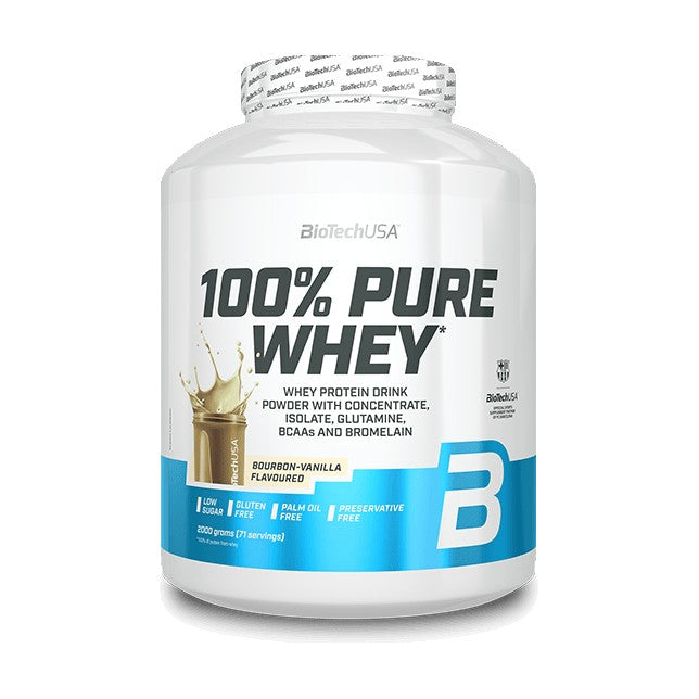 BioTechUSA 100% Pure Whey 2000G - Bourbon Vanilla