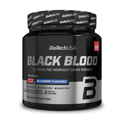 Energy and Endurance Stack: BioTechUSA BLACK BLOOD CAF+ (40 Servings)