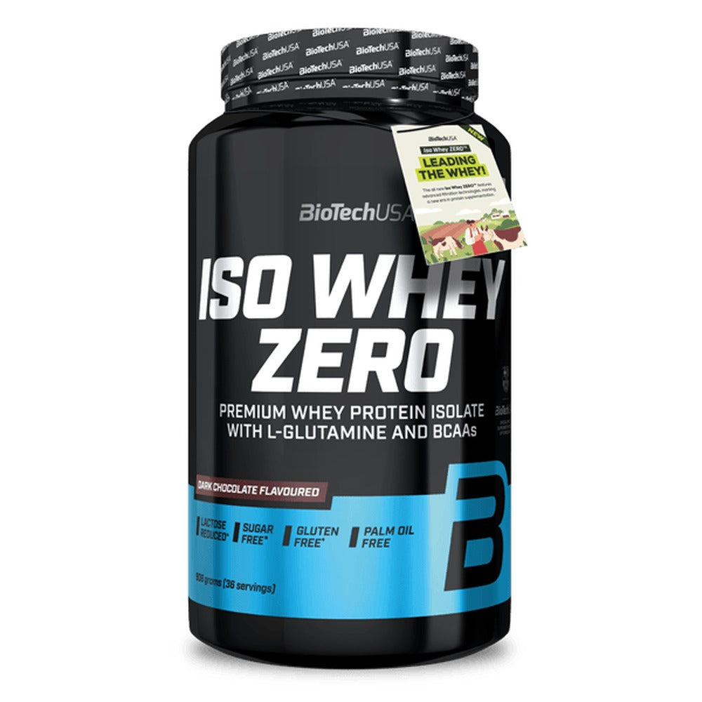 BioTechUSA Iso Whey Zero 908g - Dark Chocolate