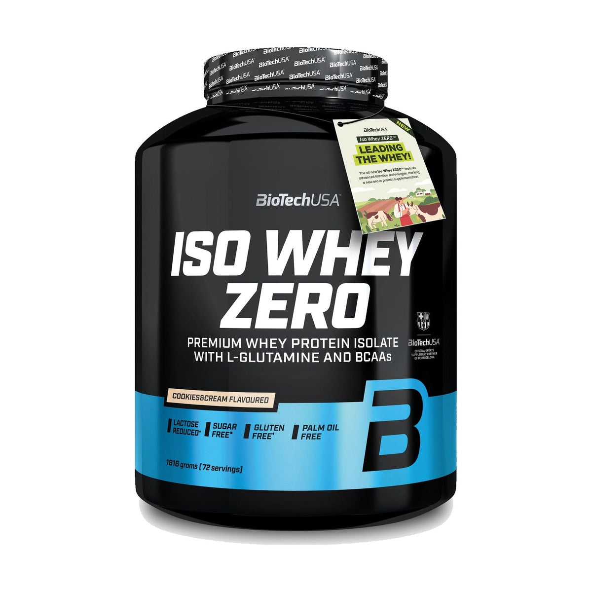 BioTechUSA Iso Whey Zero 1.82KG - Cookies & Cream