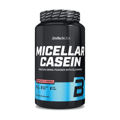 BioTechUSA Micellar Casein 908G - Strawberry