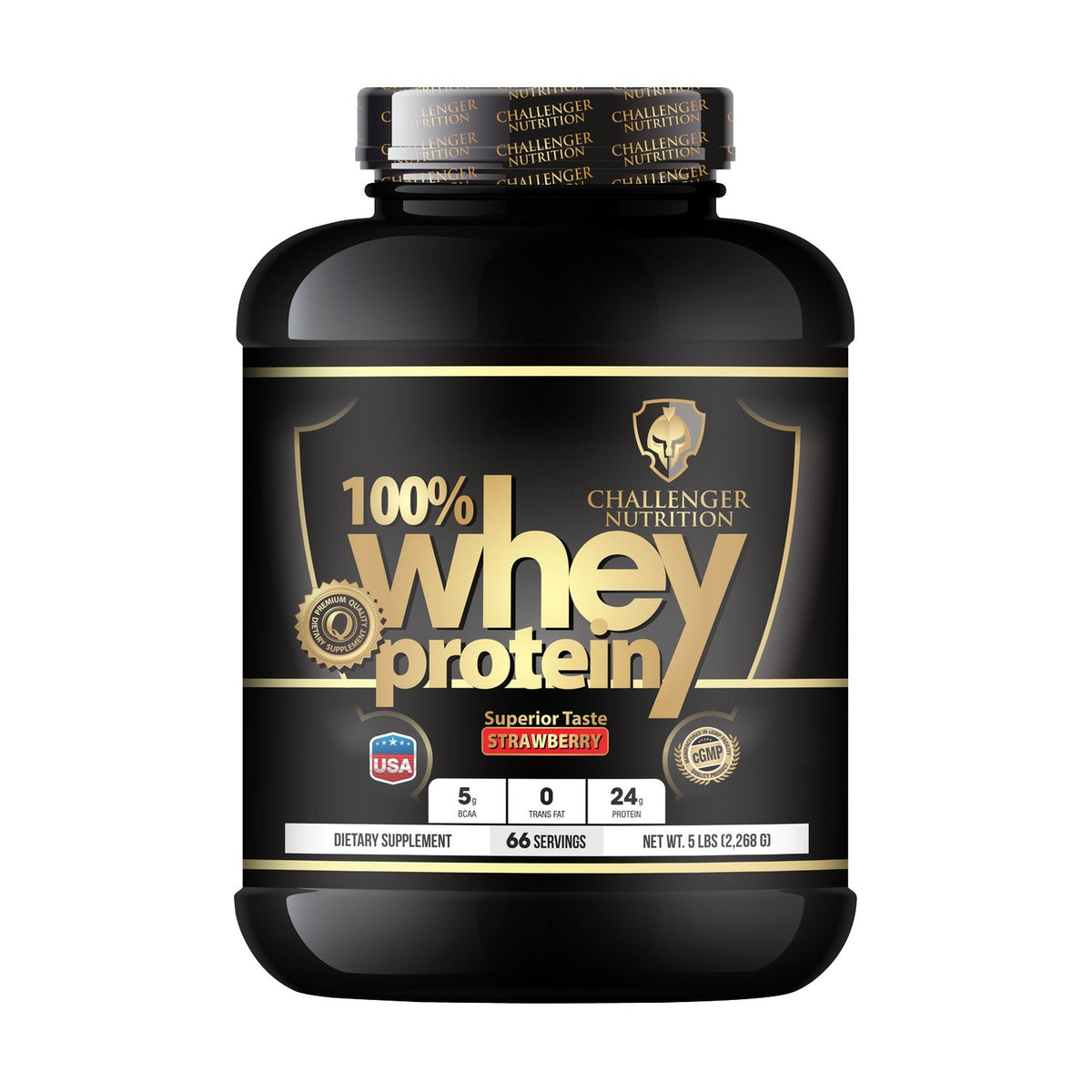 Challenger Nutrition 100% Whey Protein - Strawberry