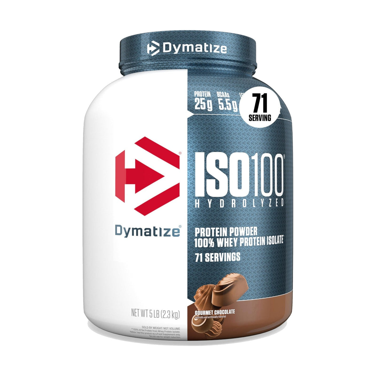 Dymatize ISO100 Hydrolyzed Protein Powder - Gourmet Chocolate