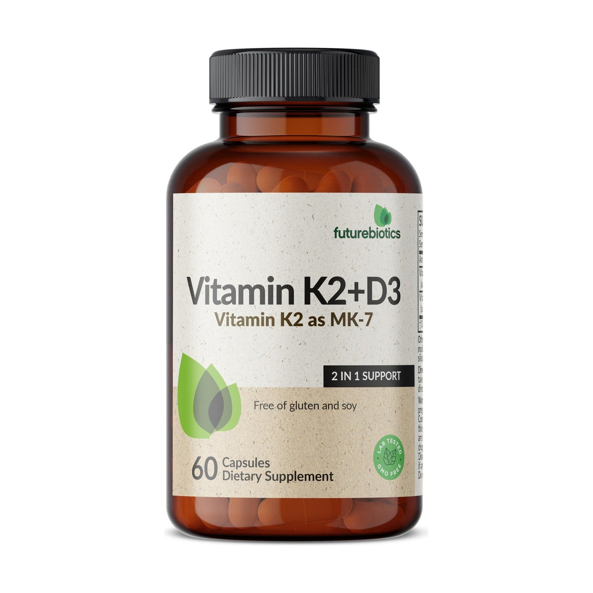 Daily Health Stack: Futurebiotics D3+K2 (5000IU) 60 Capsules