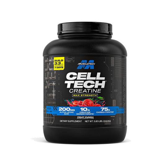 MuscleTech Cell-Tech Creatine Max Strength 5.8LBS Fruit Punch