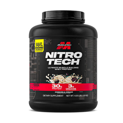 MuscleTech Nitro-Tech (Whey & Creatine Formula) 1.8KG, Cookies & Cream