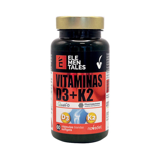 Novadiet D3 + K2 2000IU 60 softgels pack