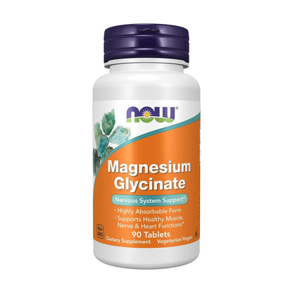 Sleep and Stress Stack: NOW Magnesium Glycinate 90 Capsules