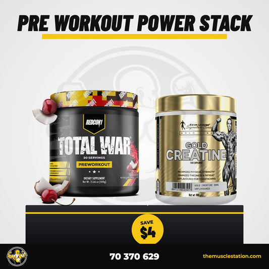 Pre Workout Power Stack bundle