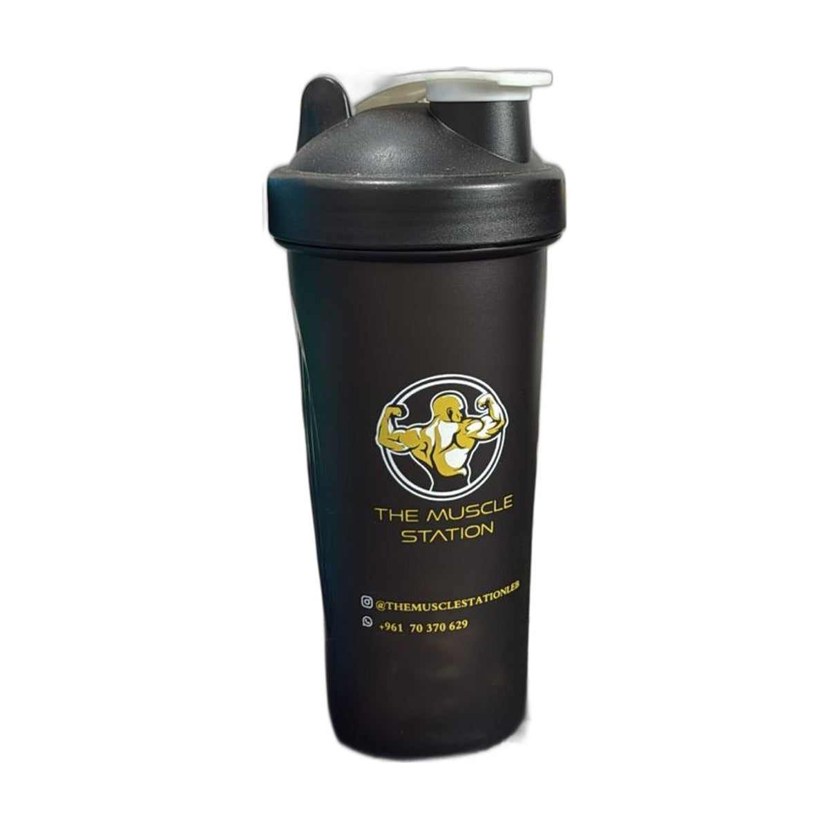 The Muscle Station Shaker Black